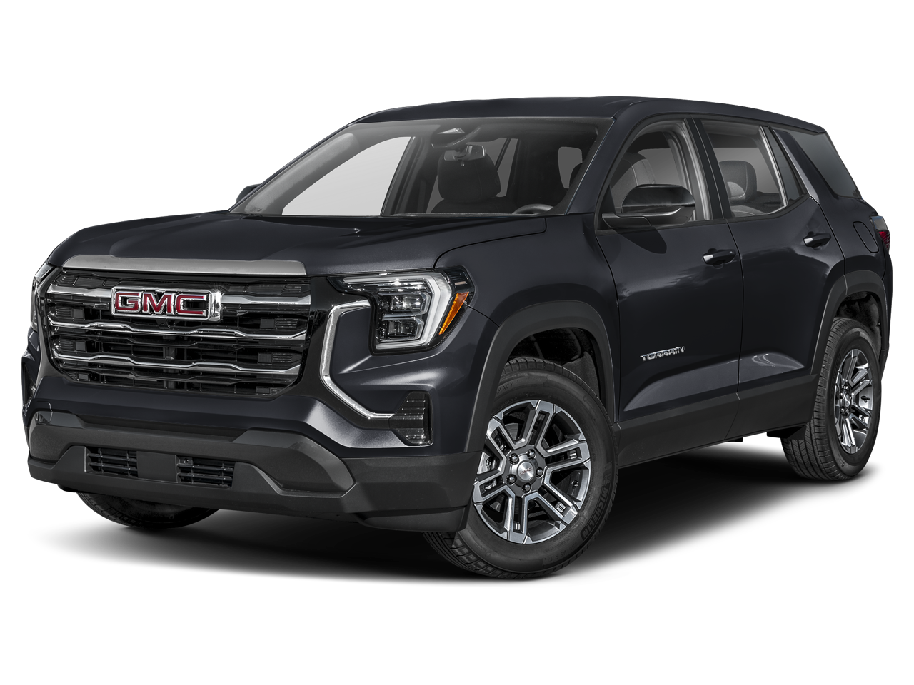 2025 GMC Terrain Elevation in Ebony Twilight Metallic — front three-quarter view