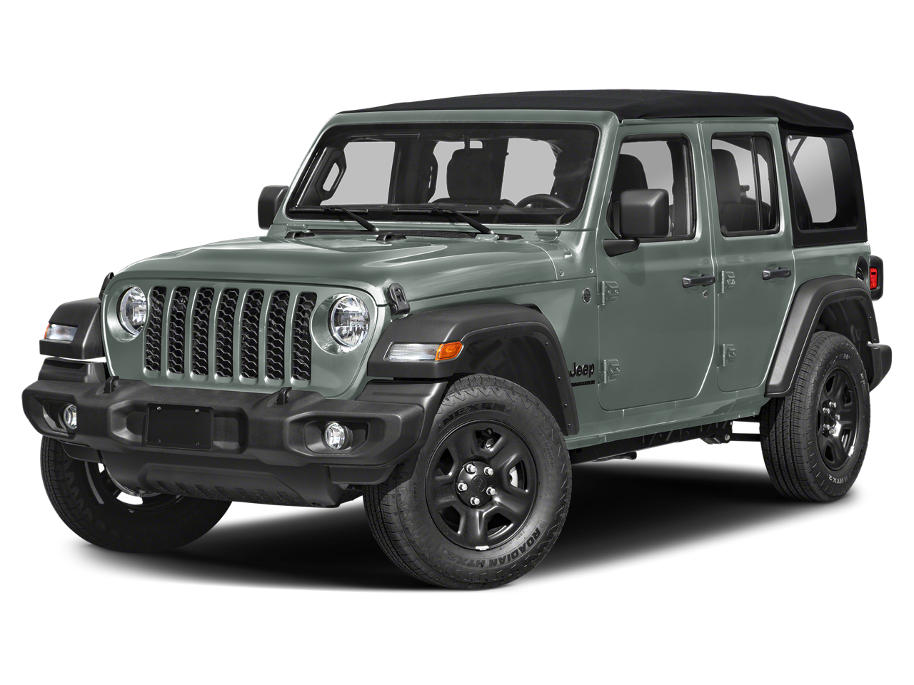 2026 Jeep Wrangler Willys in Earl Clearcoat — front three-quarter view