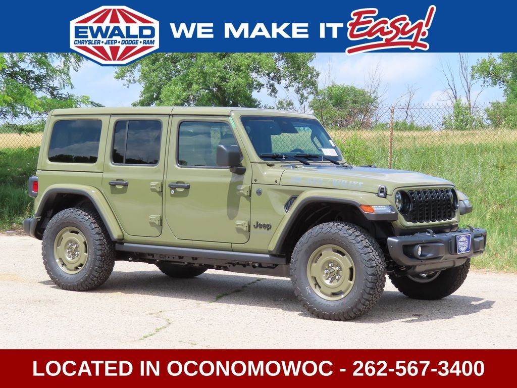 2026 Jeep Wrangler WRANGLER 4-DOOR WILLYS '41 in 41 Exterior Paint — front three-quarter view