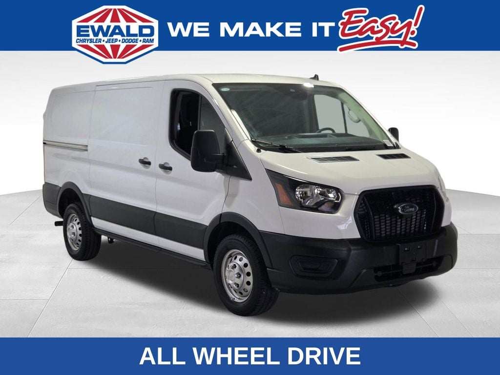2024 Ford Transit-150 Base in White — front three-quarter view