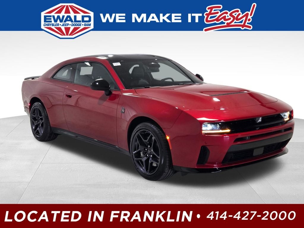 2026 Dodge Charger Scat Pack in Redeye Exterior Paint — front three-quarter view
